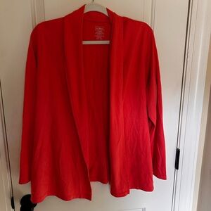 L.L. Bean Women's Vibrant coral Cardigan